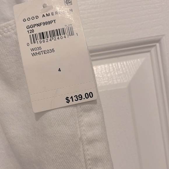 🆕 Good American white distressed denim jeans size 2/26 D11 - Picture 6 of 11